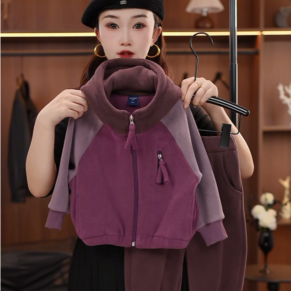 男童拉链韩版上衣秋冬季常规森系奥粒绒外套