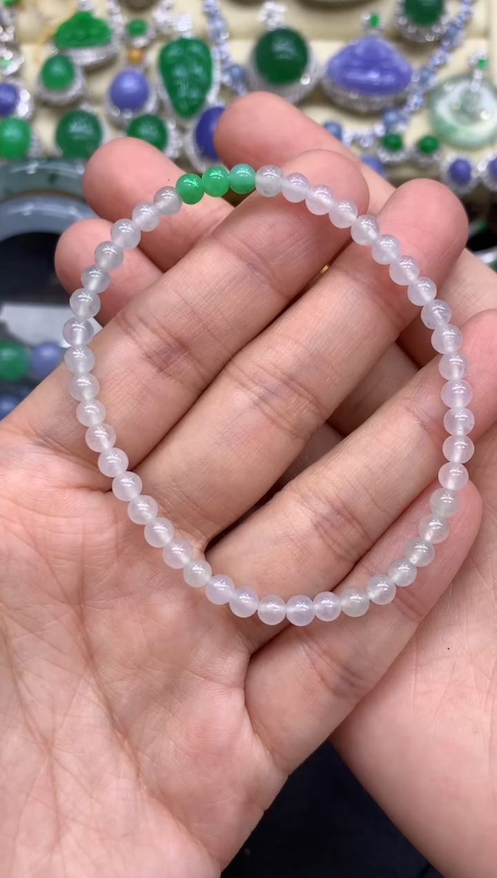 未镶嵌手串翡翠231-中国好珍宝