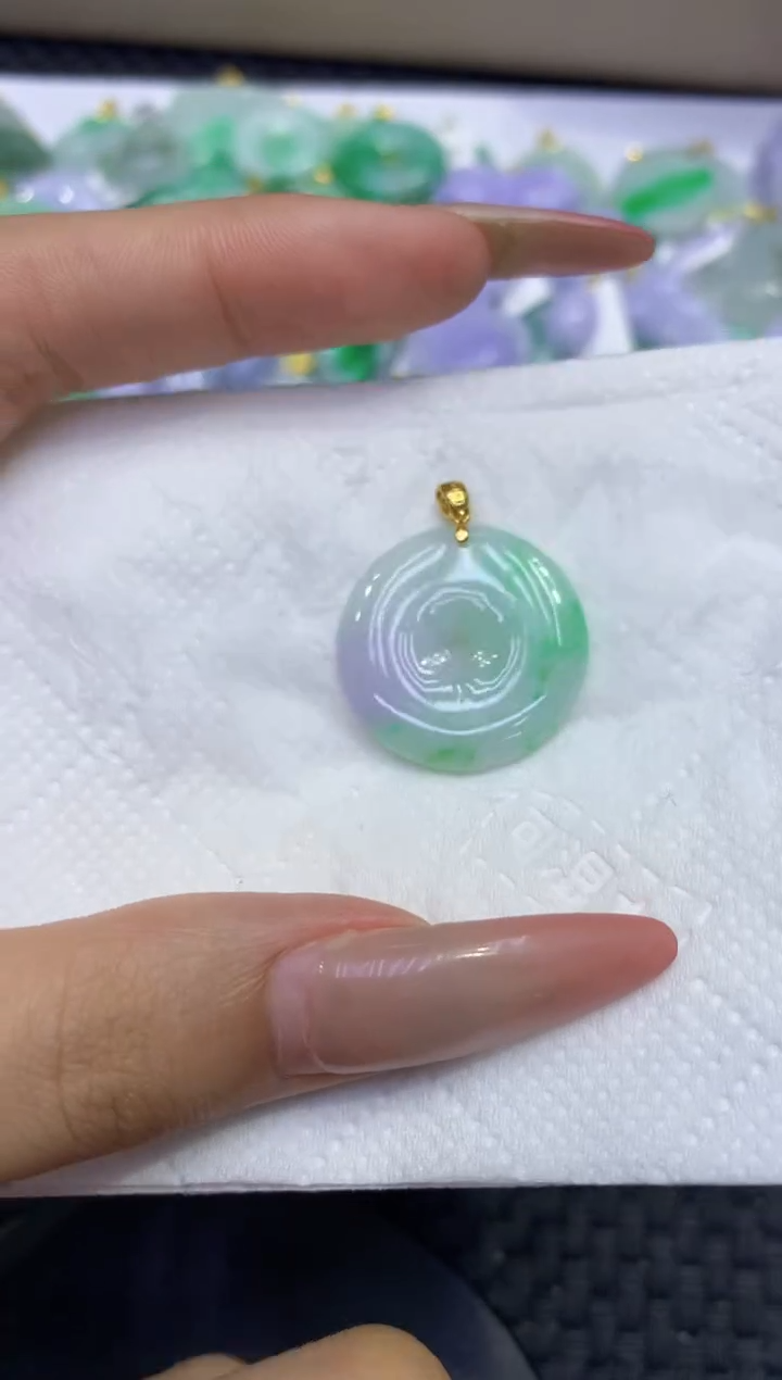 颈饰未镶嵌翡翠天然缅甸A货翡翠