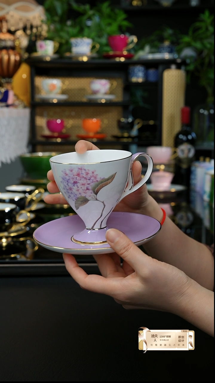 绣球花杯碟、、、、、、、、、