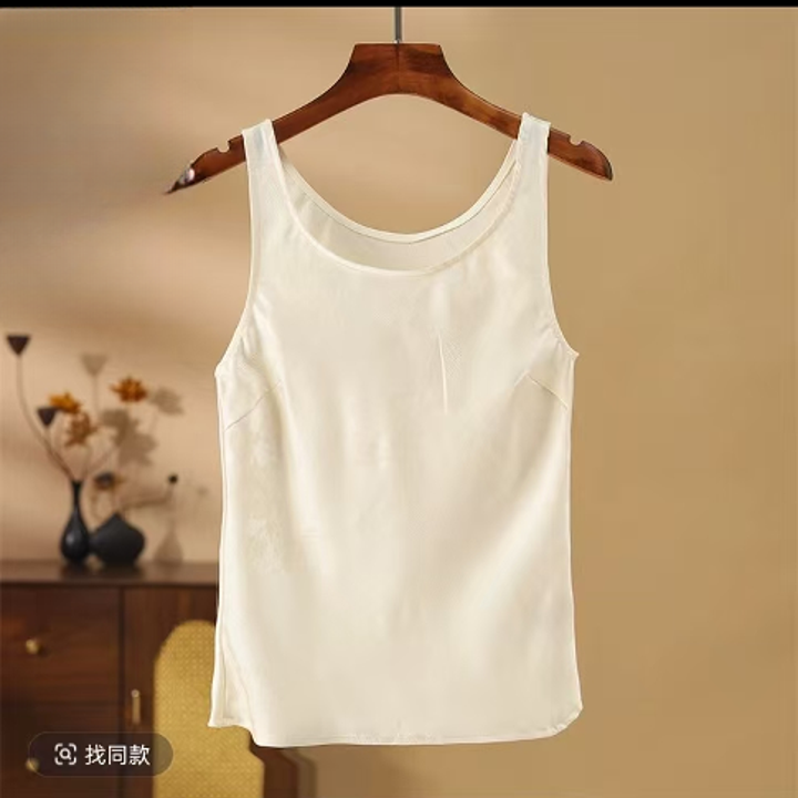 [夏季吊带]内搭新中式提花打底优雅显瘦薄款设计女士背心上衣635