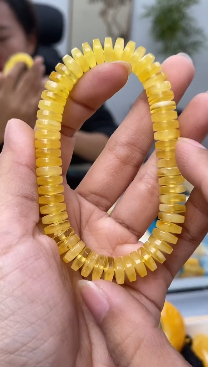 【闪购商品】琥珀裸石未镶嵌天然琥珀蜜蜡手串