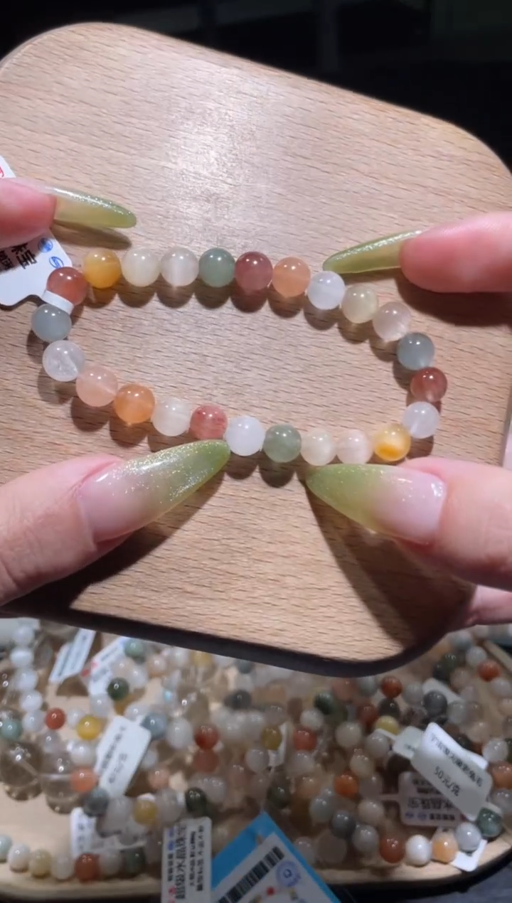 【闪购商品】水晶手链未镶嵌210号多样性发货一M 约7+