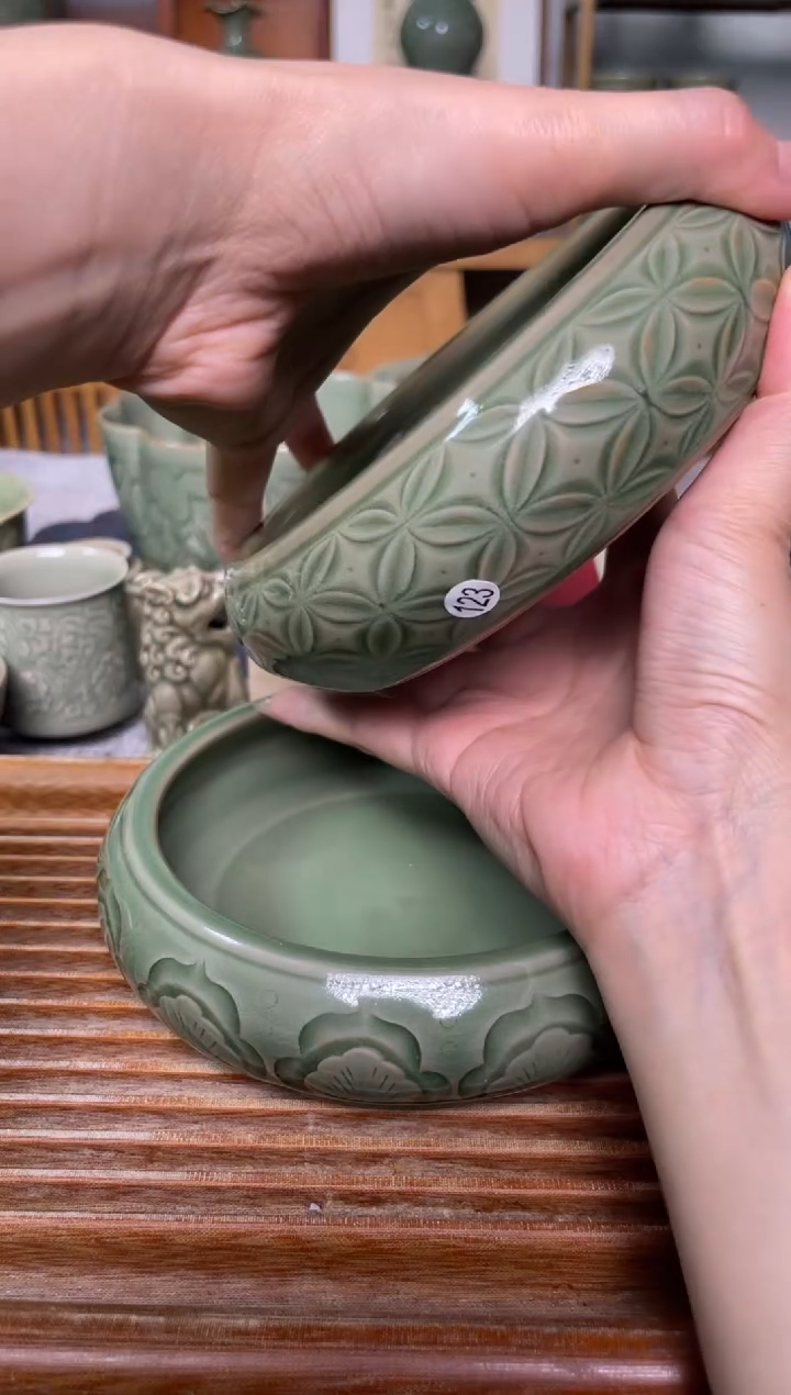 【闪购商品】其他123纯手工秘色小笔洗