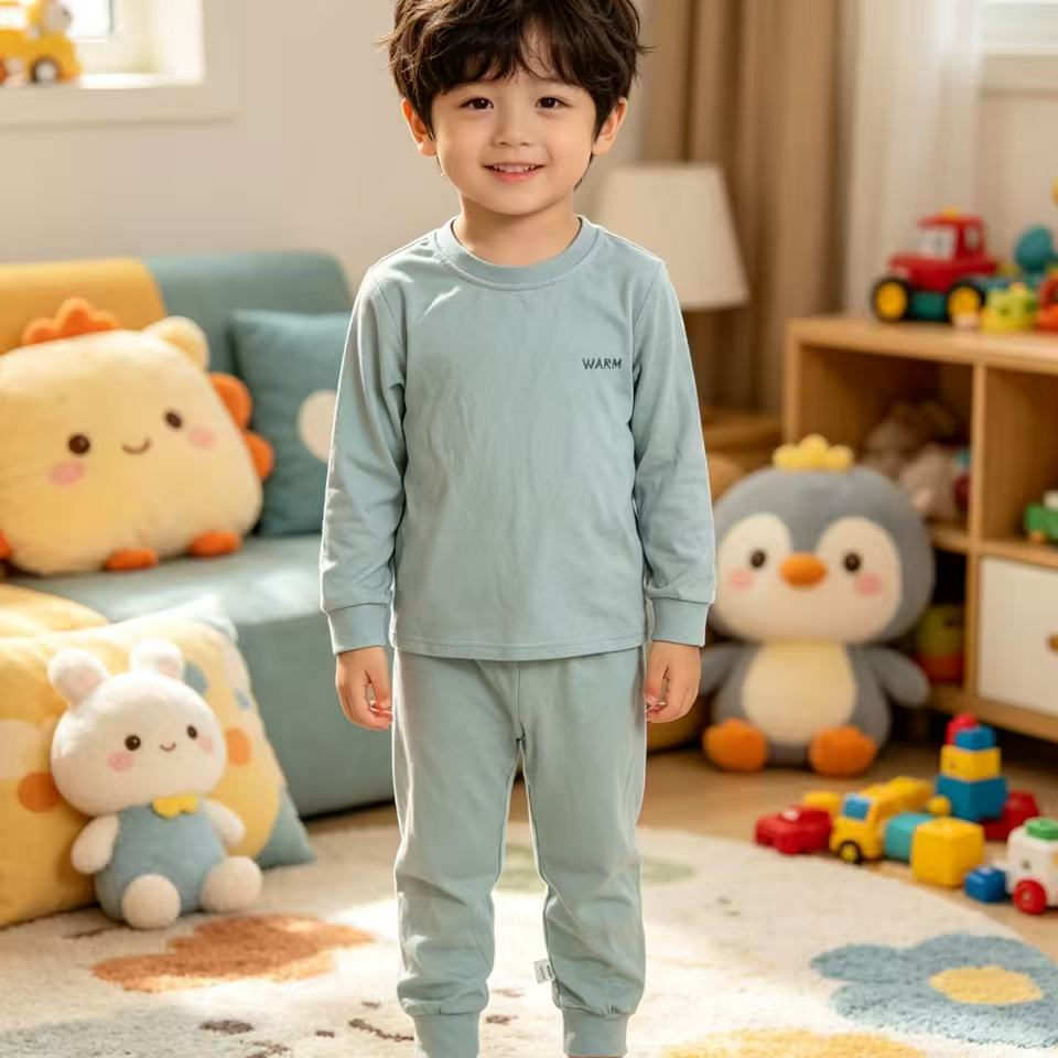 【小飞象】warm蓝紫双色家居服套装