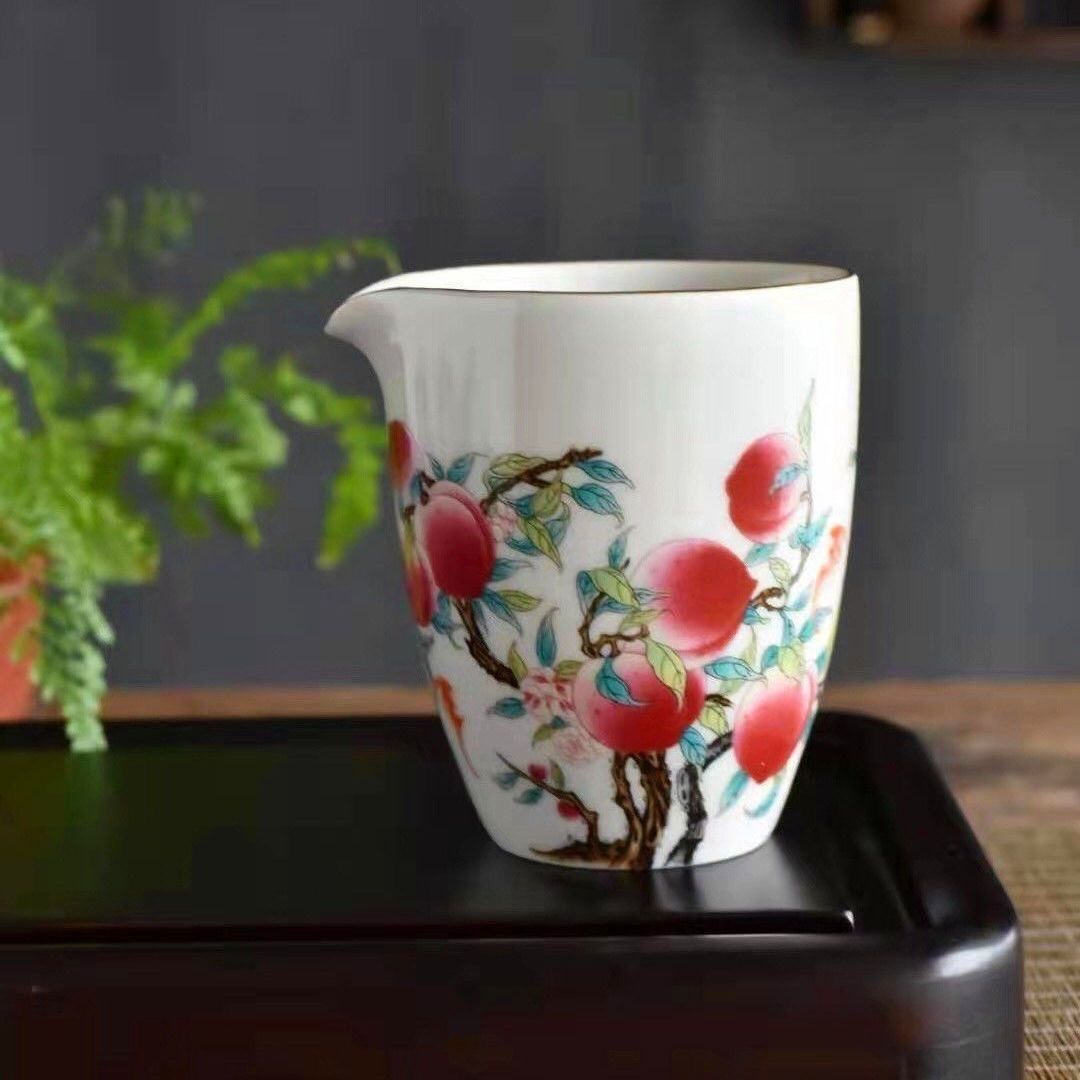 九桃公道杯陶瓷茶道器具-0112