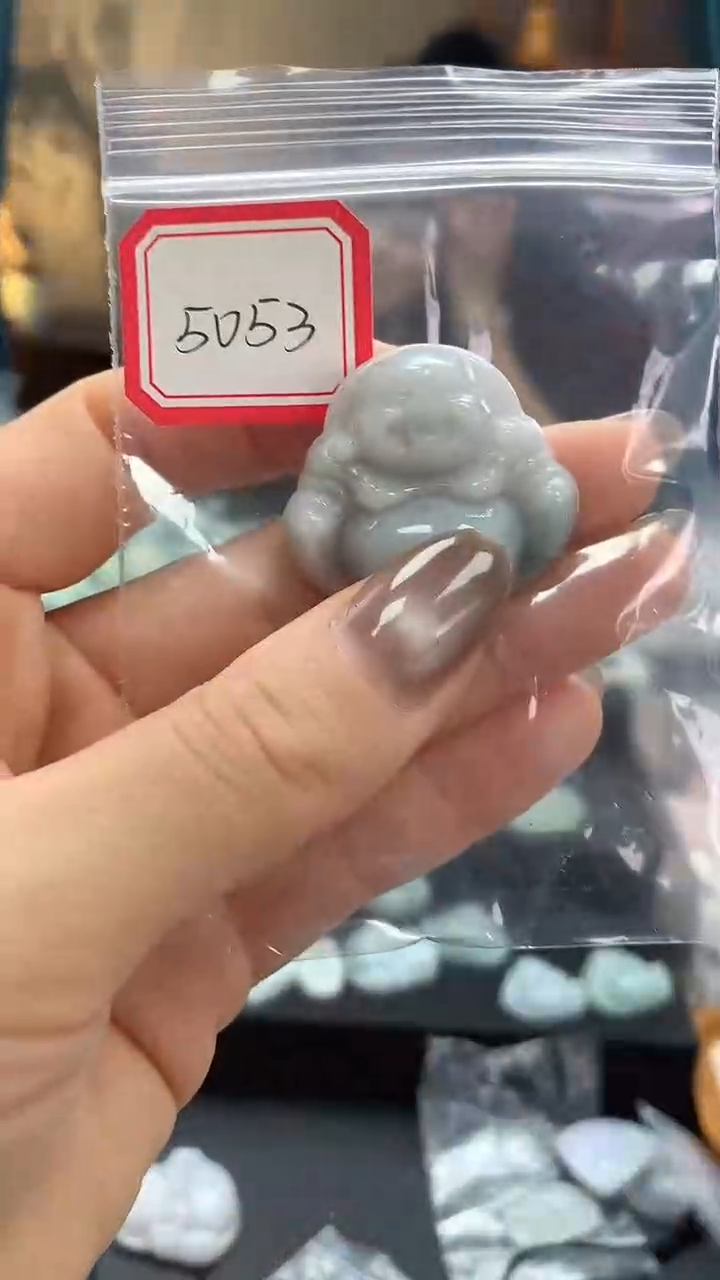 颈饰未镶嵌翡翠佛公5053