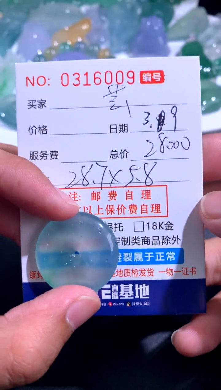 【闪购商品】翡翠颈饰未镶嵌 芸