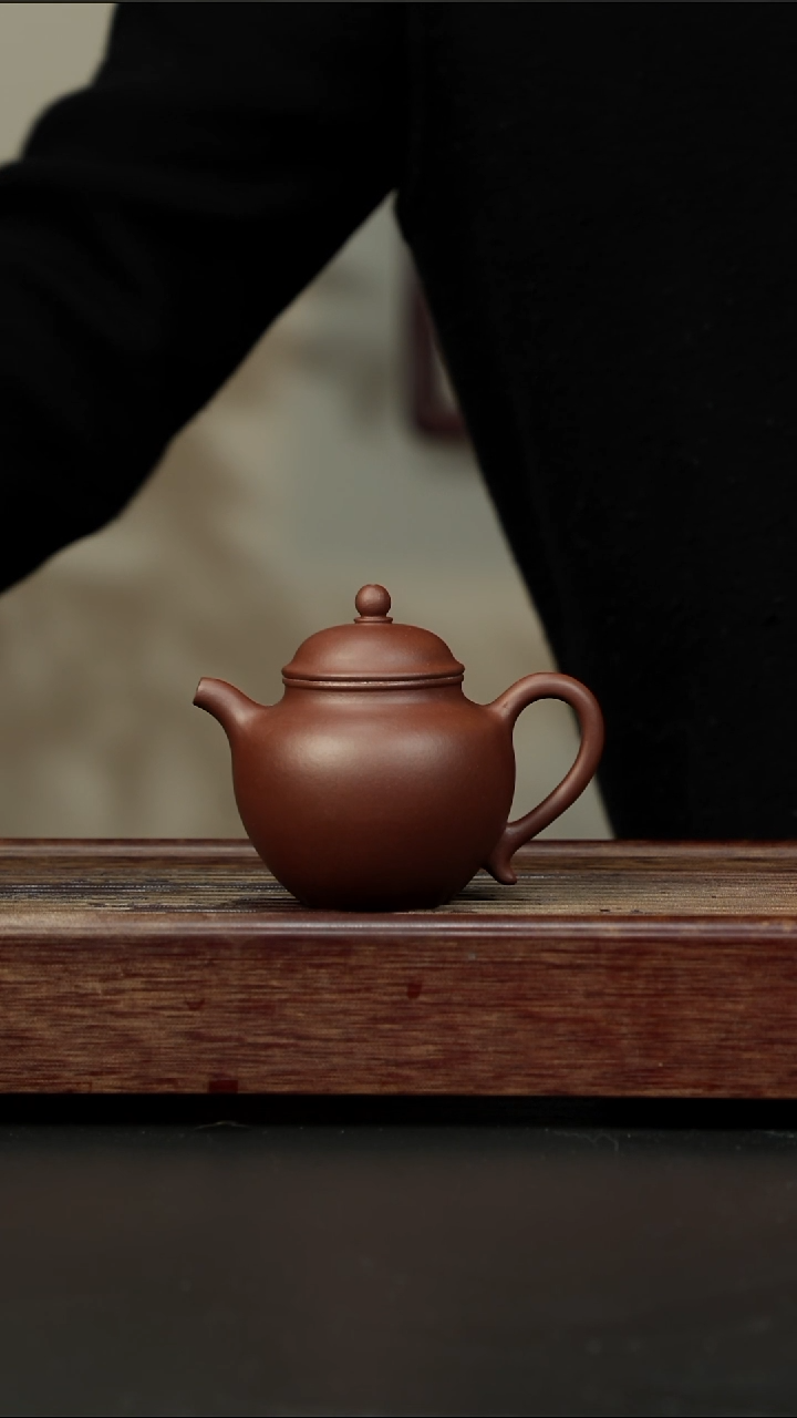 茶壶紫砂老紫泥 秋水 180cc左右