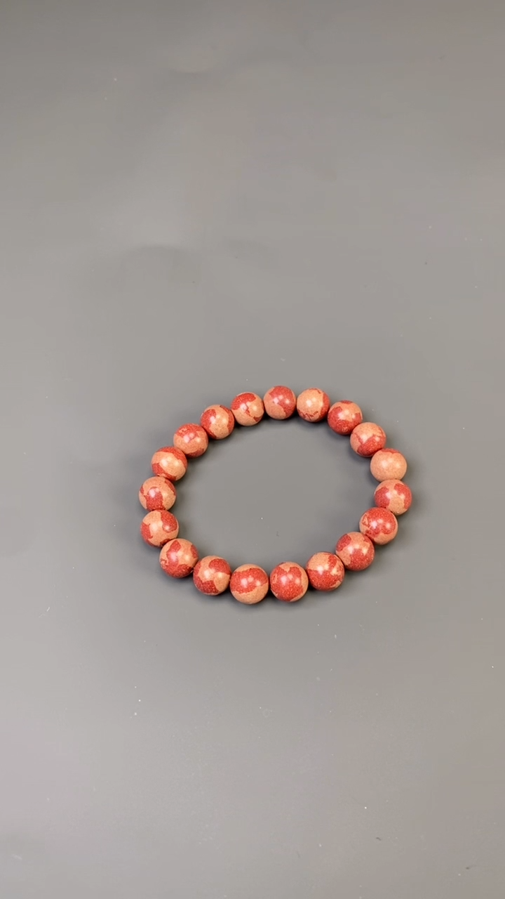合香珠 粉敦煌 10x19颗