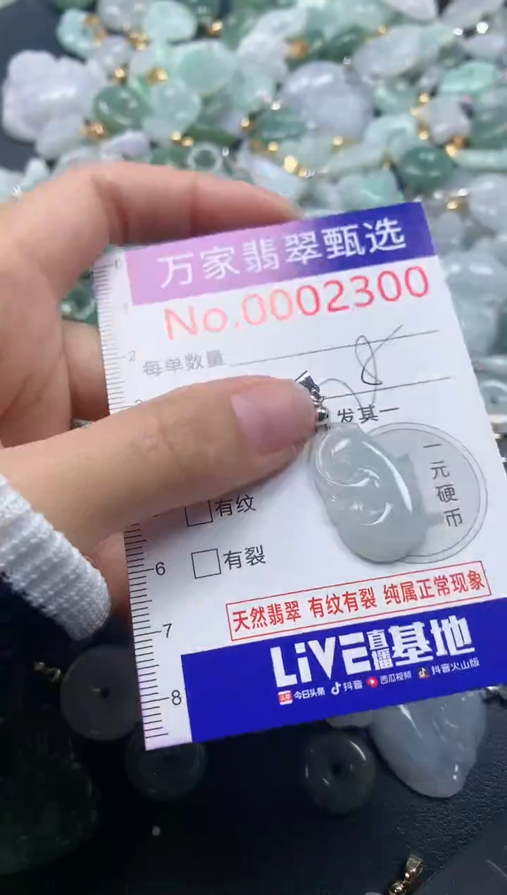 吊坠(不含链)未镶嵌翡翠2300