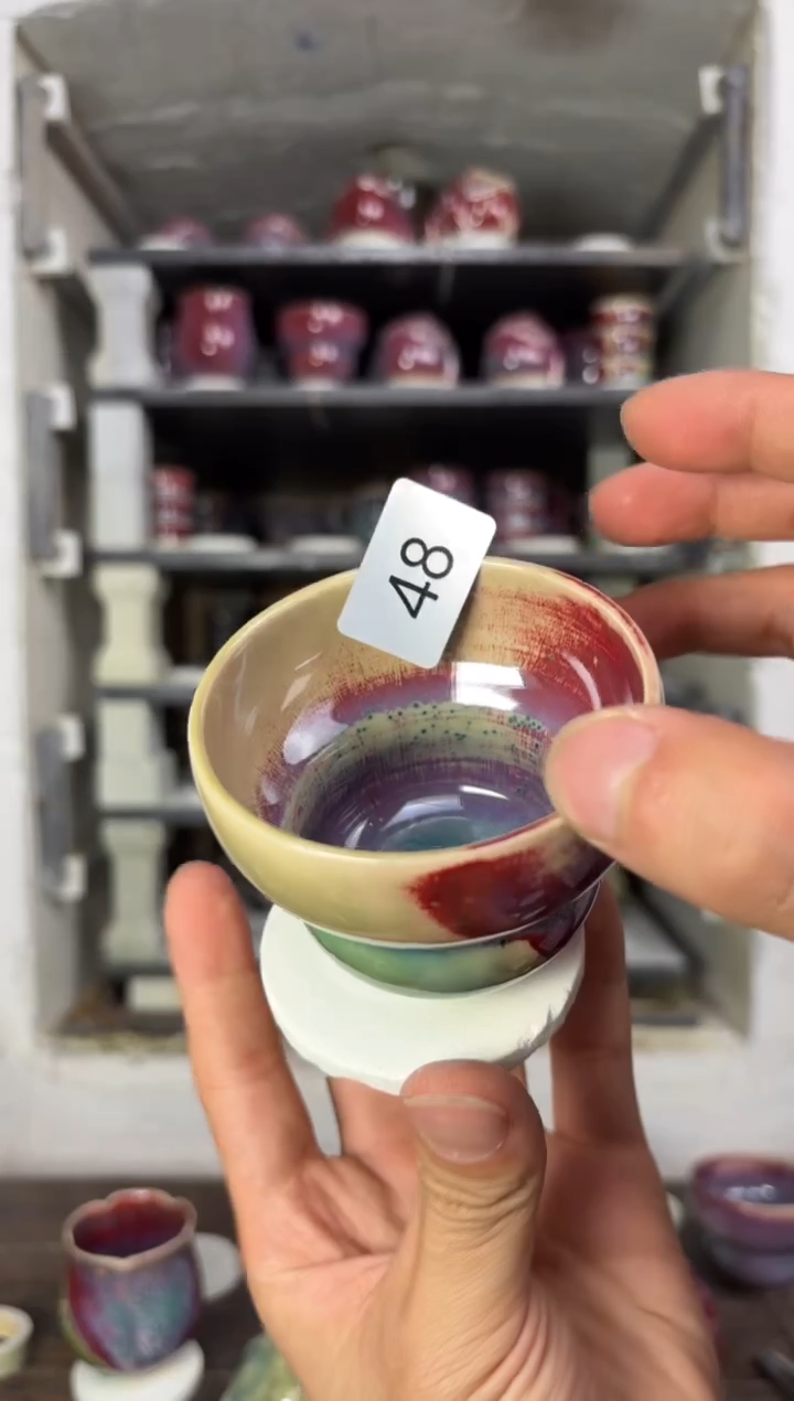 【闪购商品】摆件钧瓷窑变精品茶器