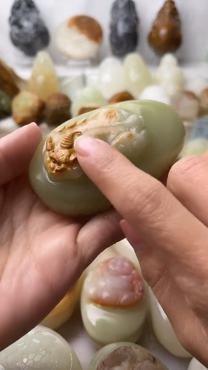 石材古青石棉纹正常不退换霸王貔貅