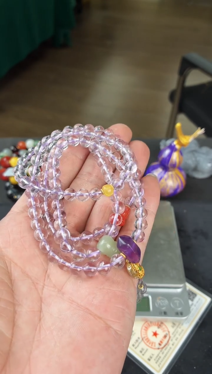 颈饰未镶嵌紫晶M26