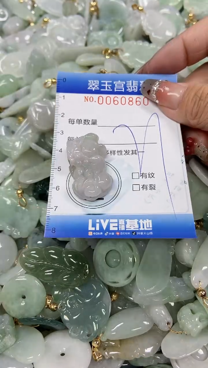 【闪购商品】翡翠颈饰未镶嵌闪购商品0060860