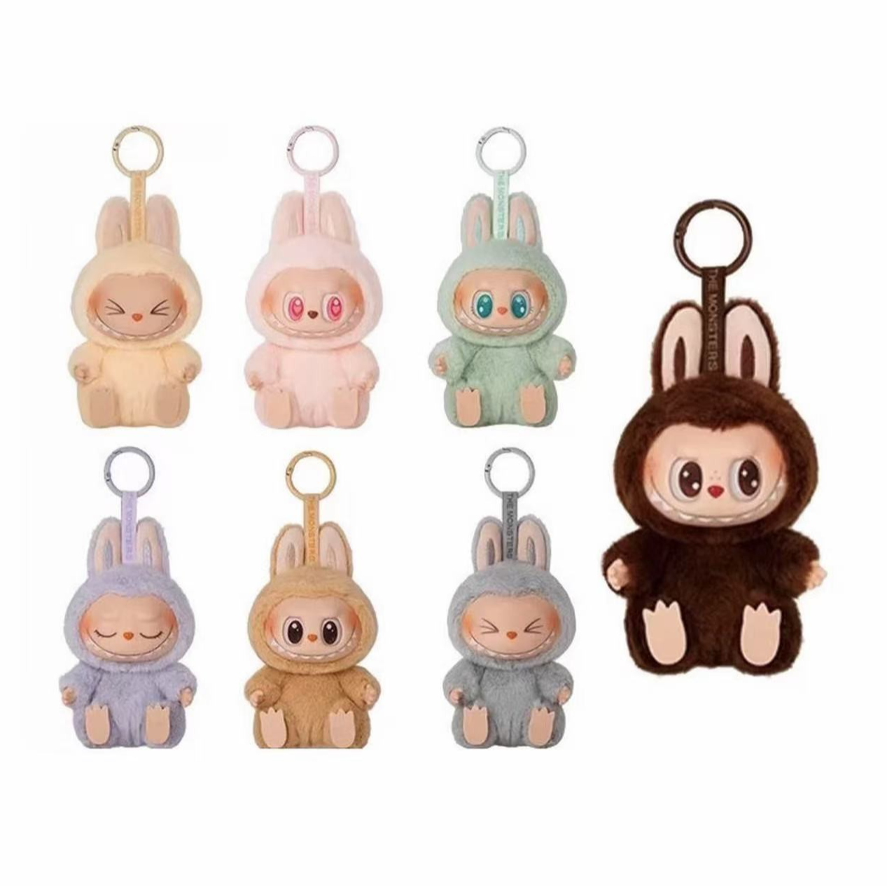 【现货 秒发】2.0坐坐派对搪胶毛绒公仔潮玩挂件饰品