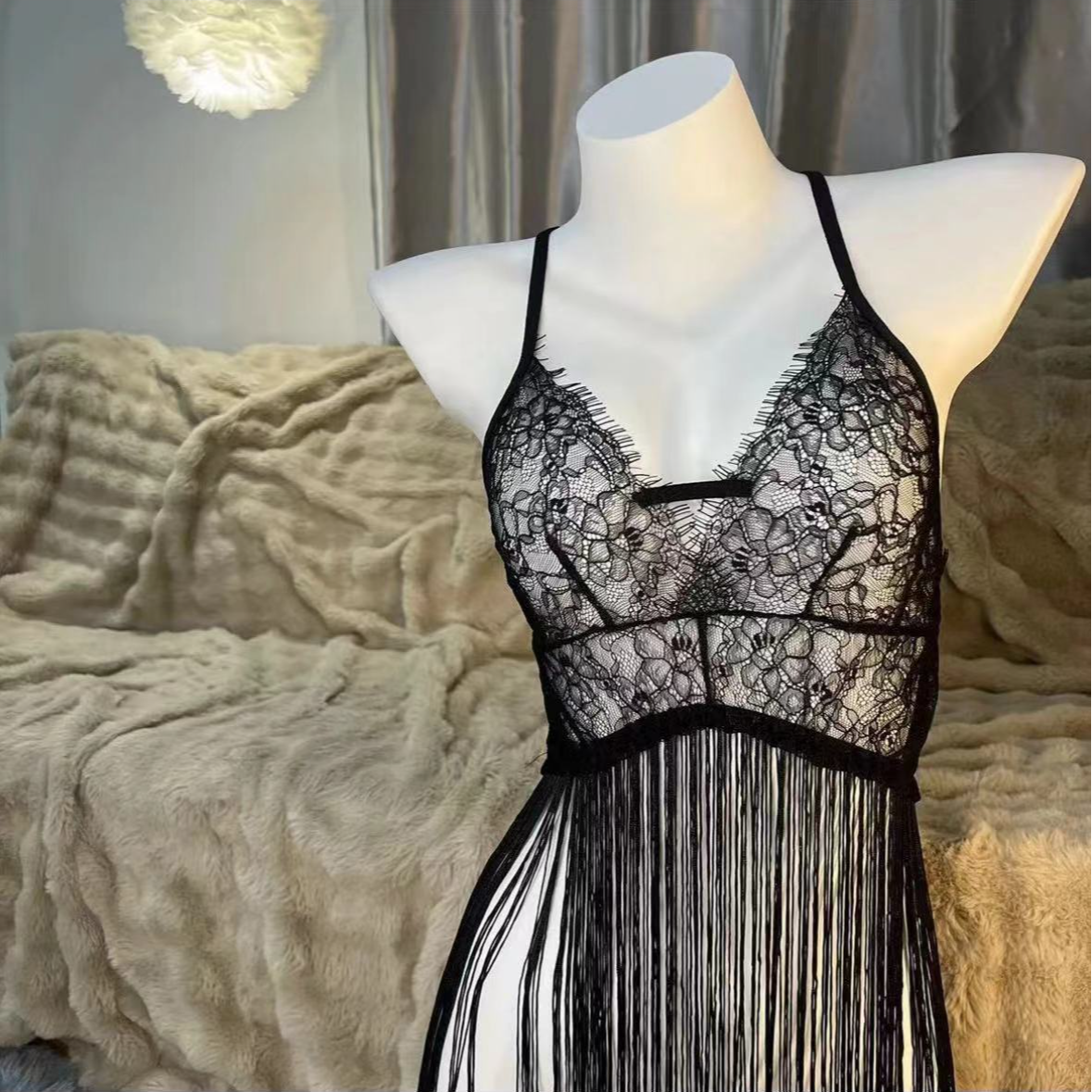 2025网红蕾丝欧美套装法式新款爆款成人睡衣女性感内衣