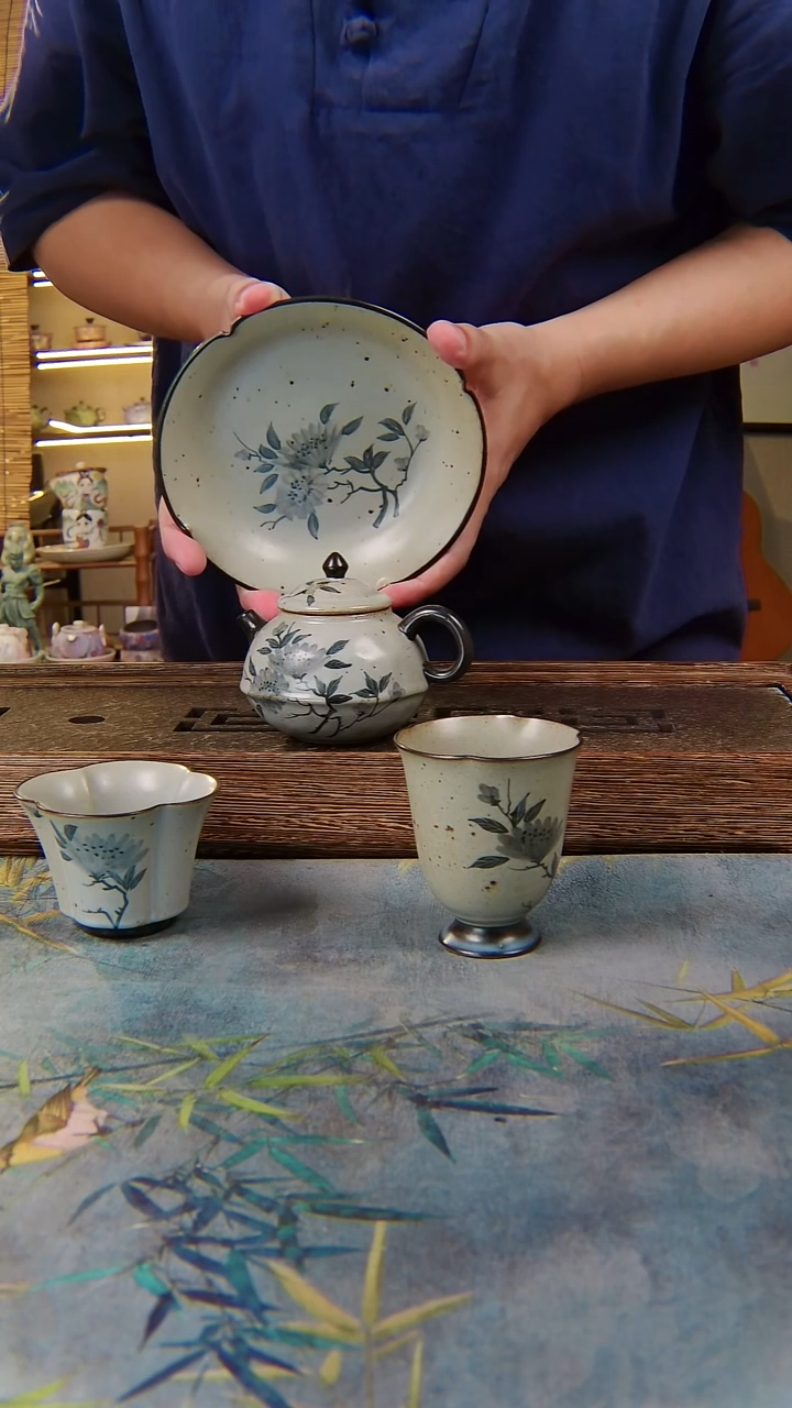 亘古茶具分享@手绘太阳花