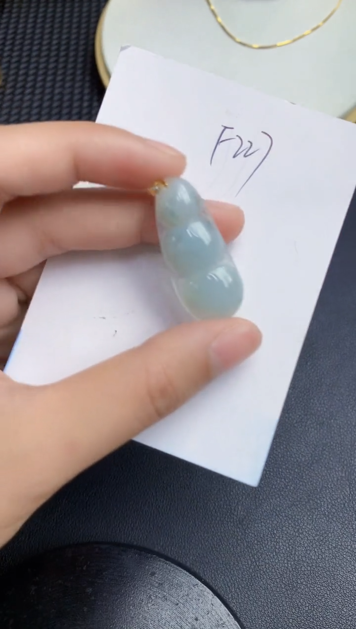 【闪购商品】翡翠颈饰18K金镶嵌000000000