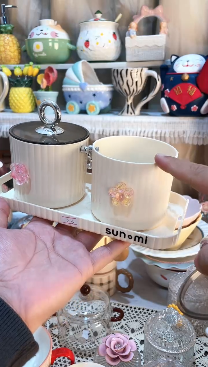 【闪购商品】瓷片糖果罐 质量好发货快放心拍