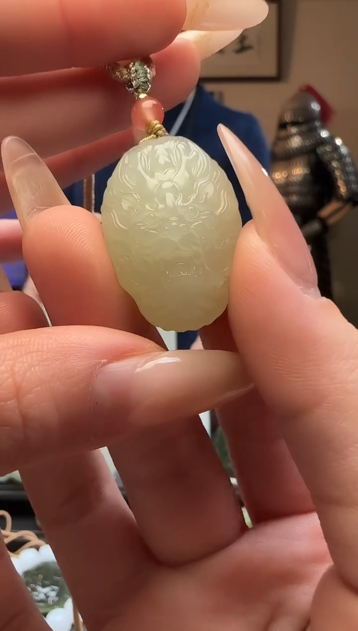 【闪购商品】和田玉龙首未镶嵌吊坠