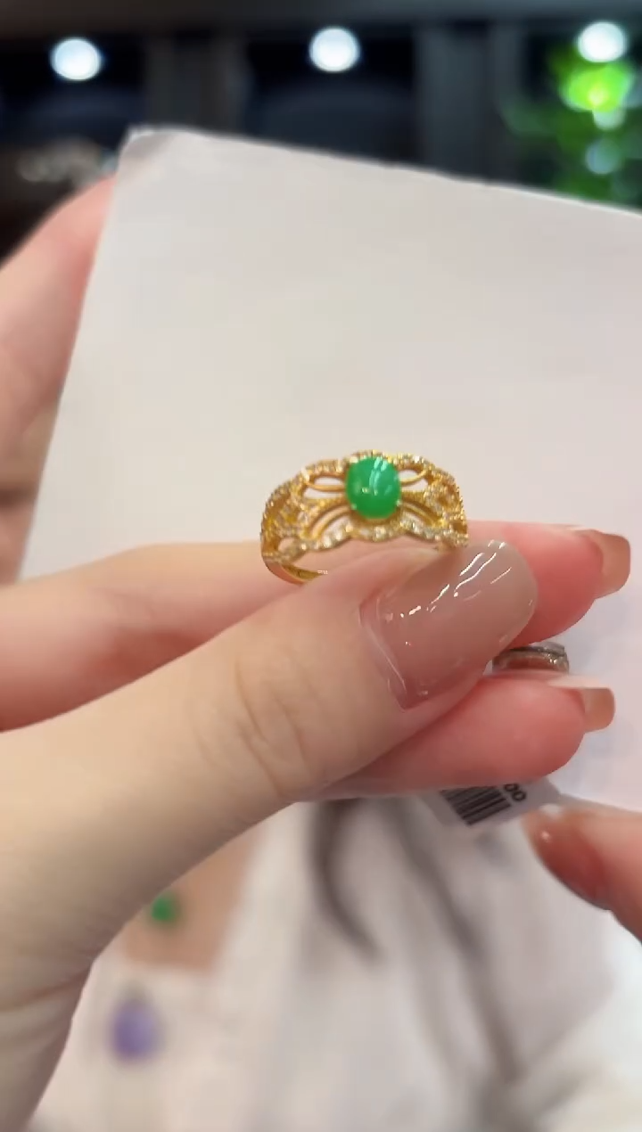 未镶嵌戒指翡翠 缅甸A货/支持复检/一件