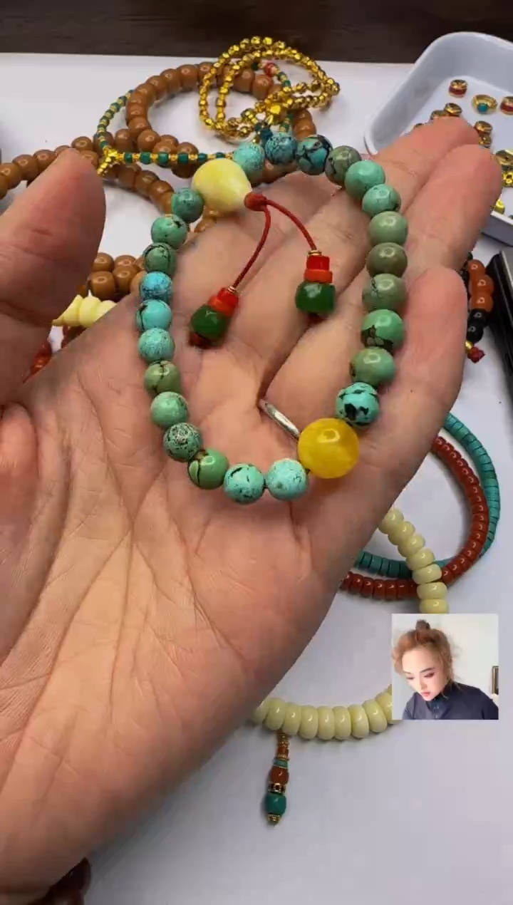 【闪购商品】绿松石手串未镶嵌绿松石手串