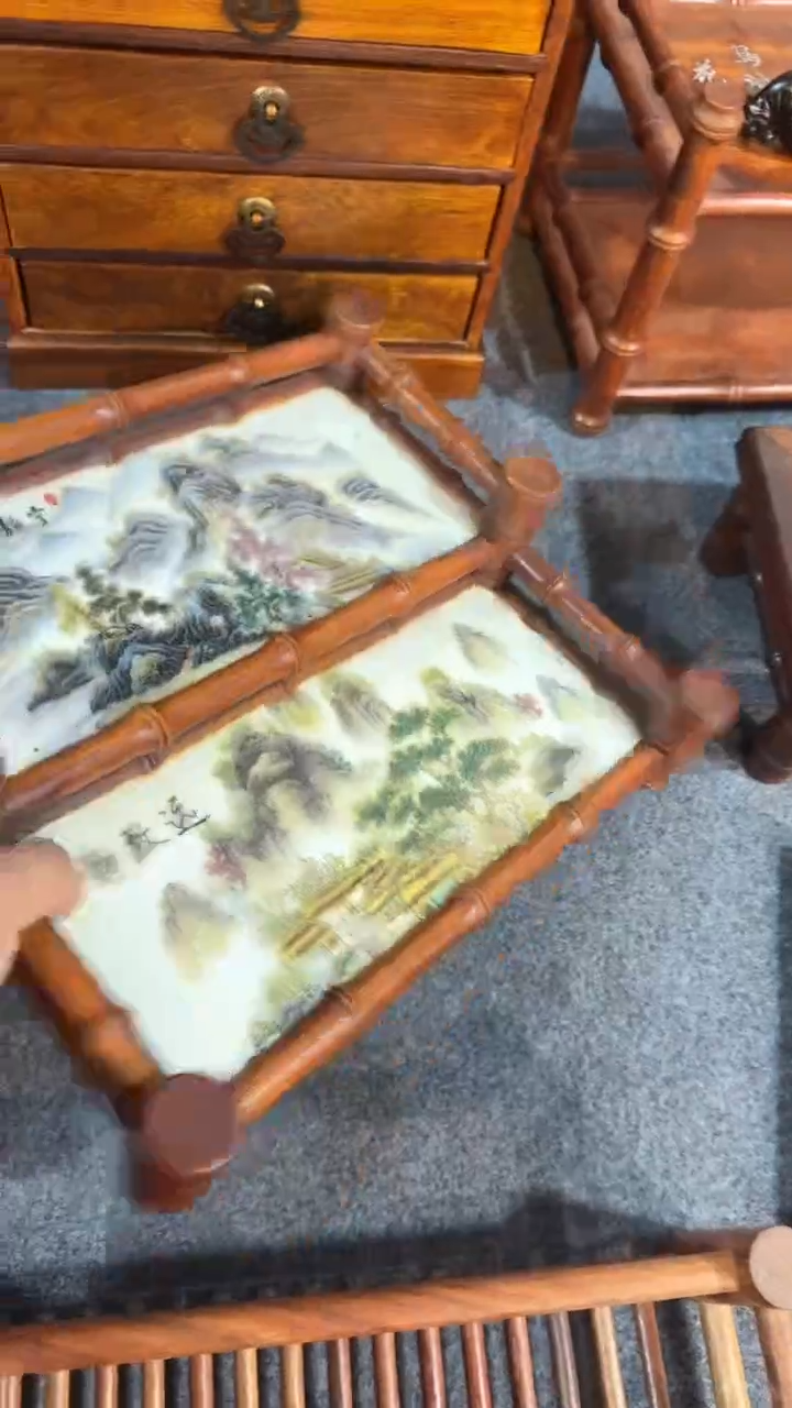 木福利             瓷板高低架