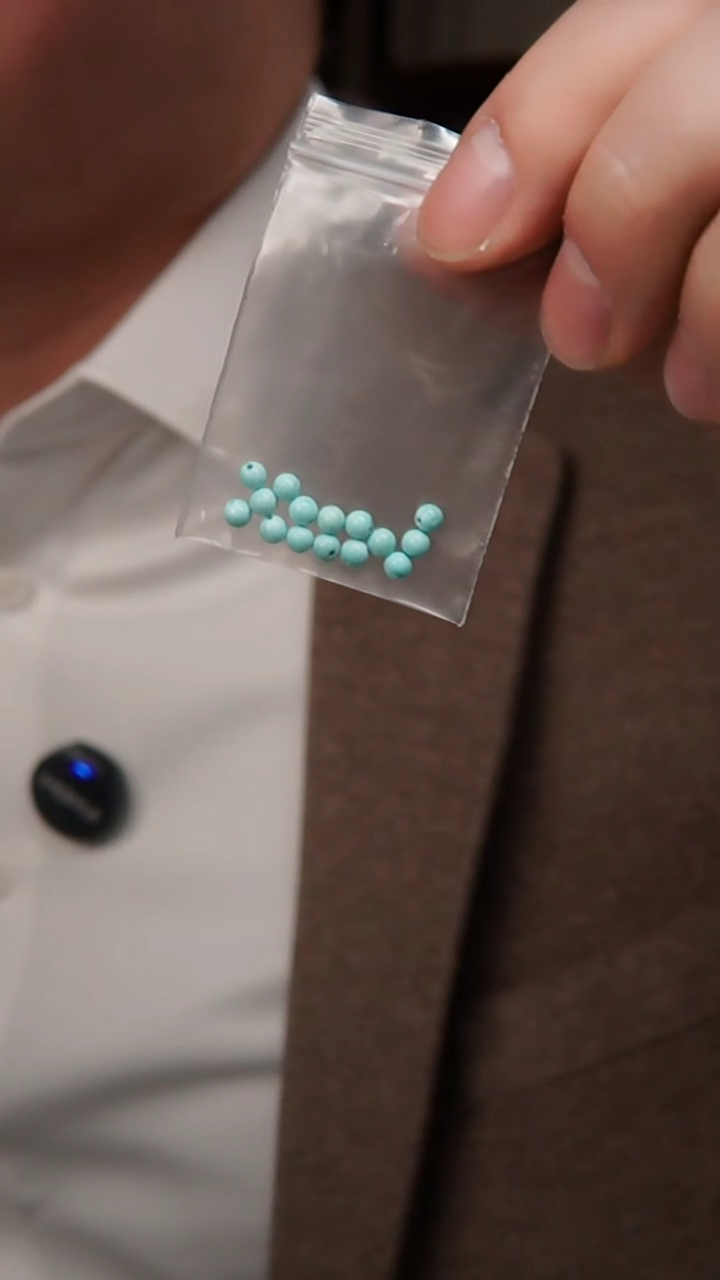 未镶嵌绿松石手链盈*串珠