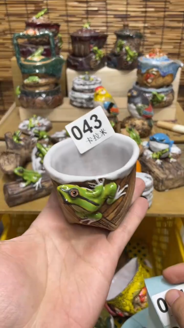 老*拉043精美粗陶手工柴烧