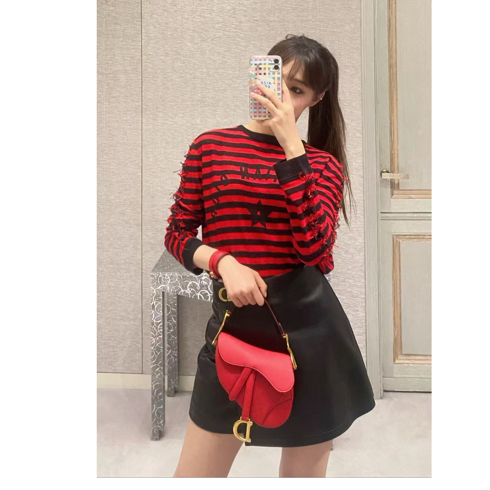 未使用 DIOR/迪奥 双双臻选/tf00377/迪奥针织衫/36