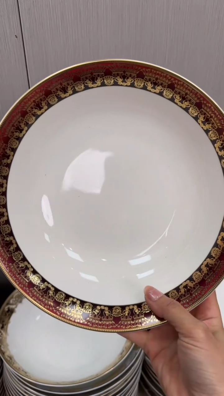 【闪购商品】瓷片9英寸汤碗福利款