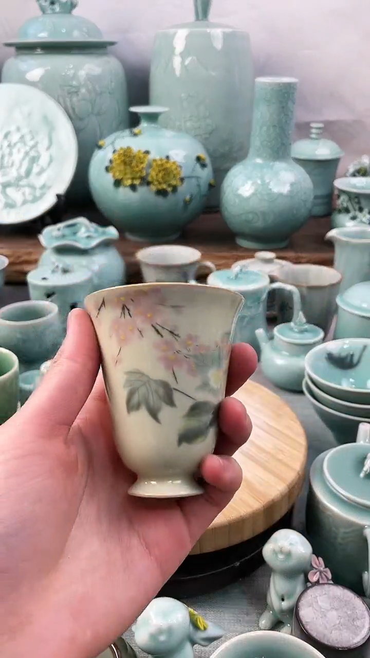 【闪购商品】特价 微瑕 慧仙青瓷