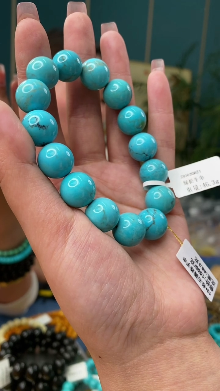 【闪购商品】绿松石手串未镶嵌2/10-GM-#117