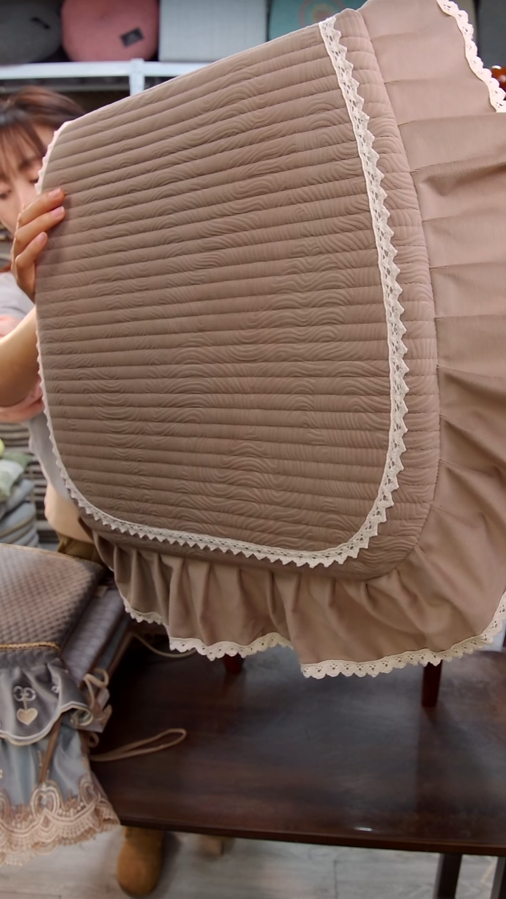 布横条细绒：咖色4个