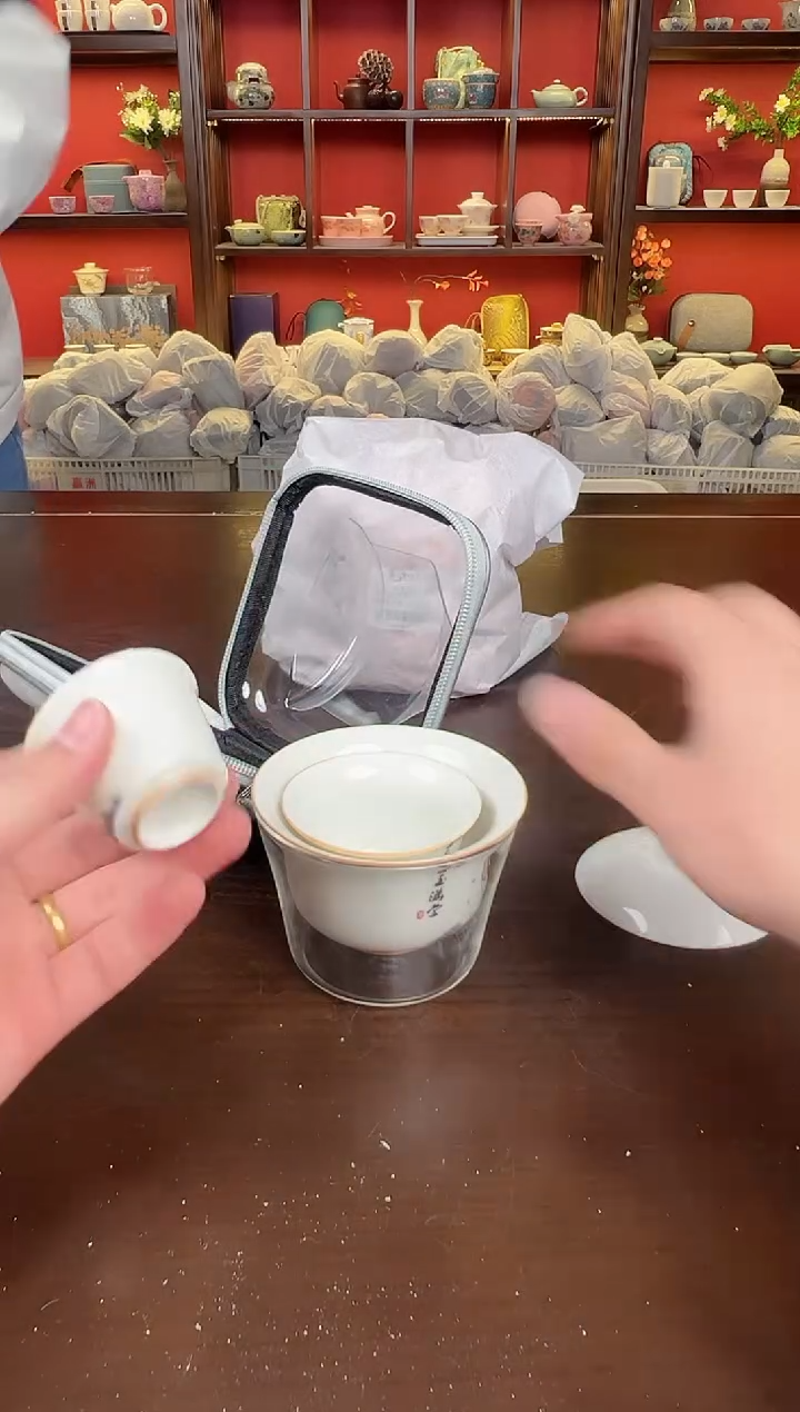 【闪购商品】金玉满堂盖碗11111111111111