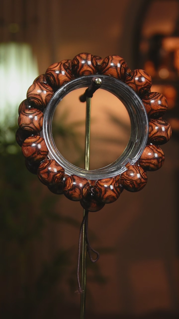 【闪购商品】黄花梨/降香黄檀手串/手链海南黄花梨1.6cm