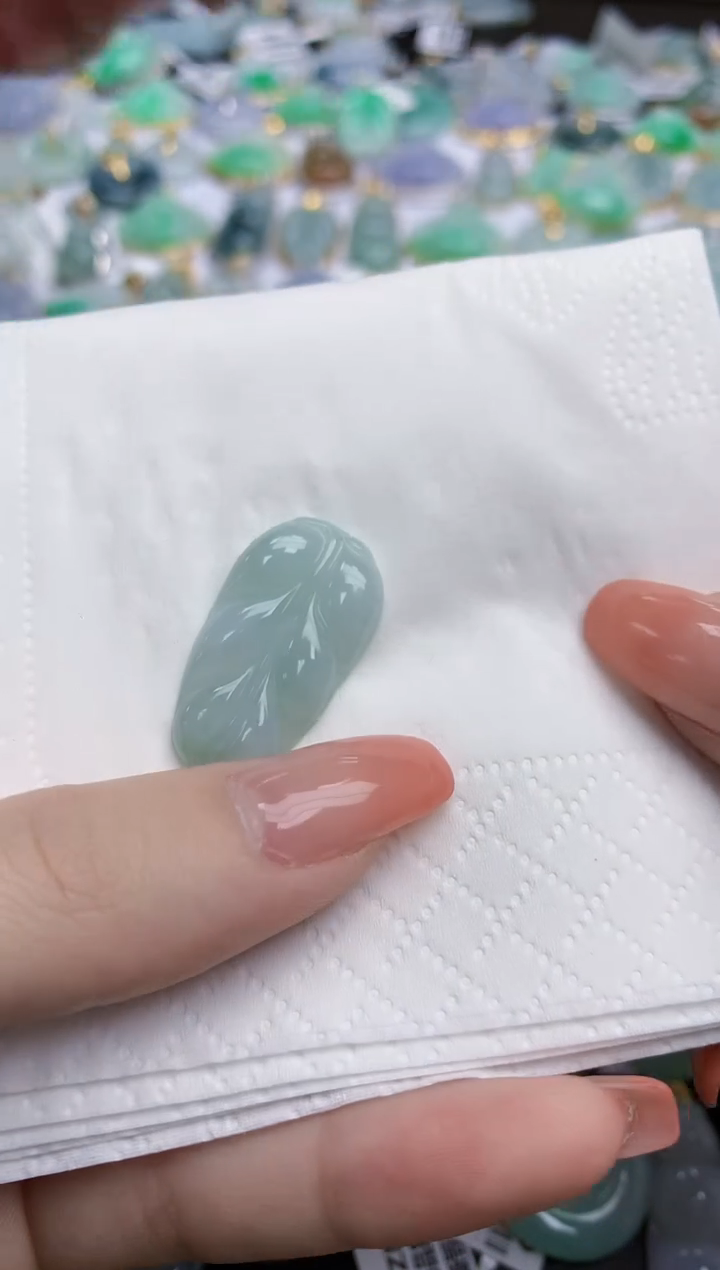 【闪购商品】翡翠颈饰未镶嵌天然缅天然缅甸翡翠A货甸翡翠A货