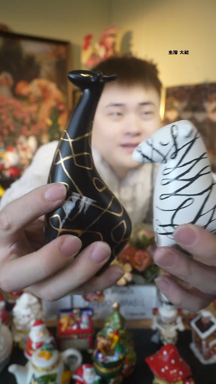 【闪购商品】453默认微瑕高端树脂陶瓷摆件Q