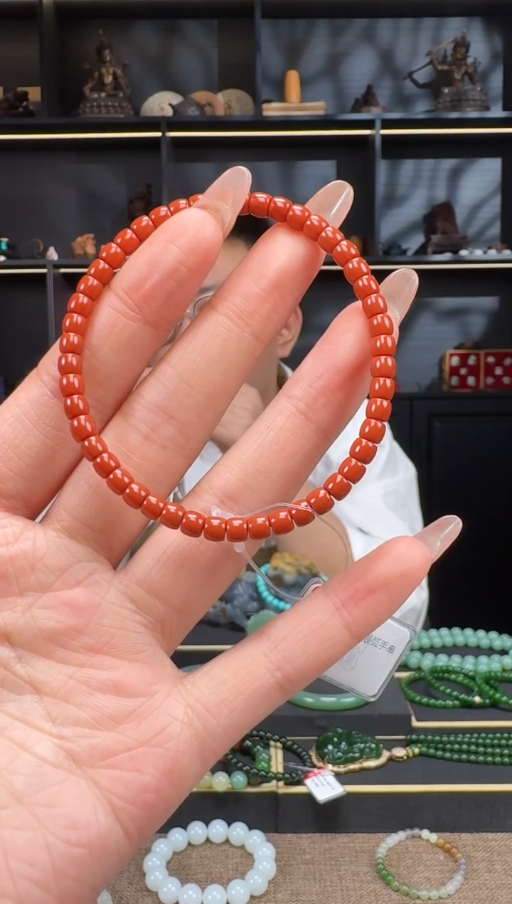 【闪购商品】玛瑙/玉髓1未镶嵌5mm极致手串