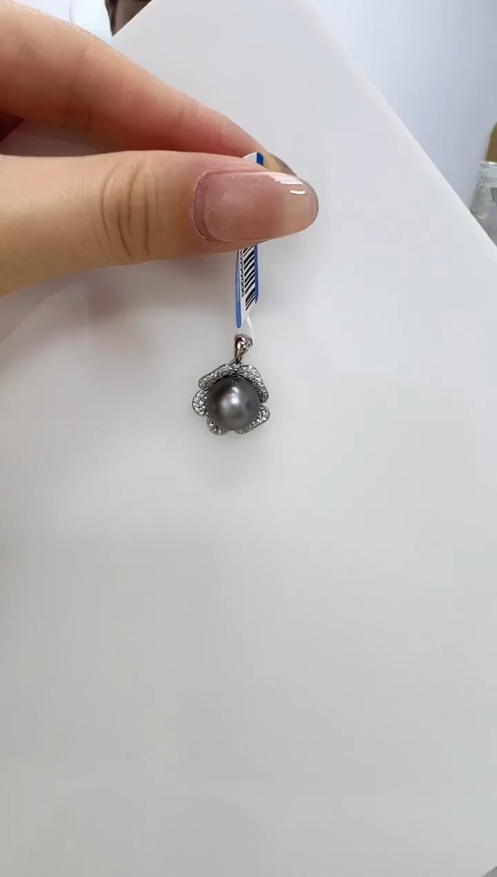【闪购商品】海水珍珠DA银S925镶嵌吊坠 V3226