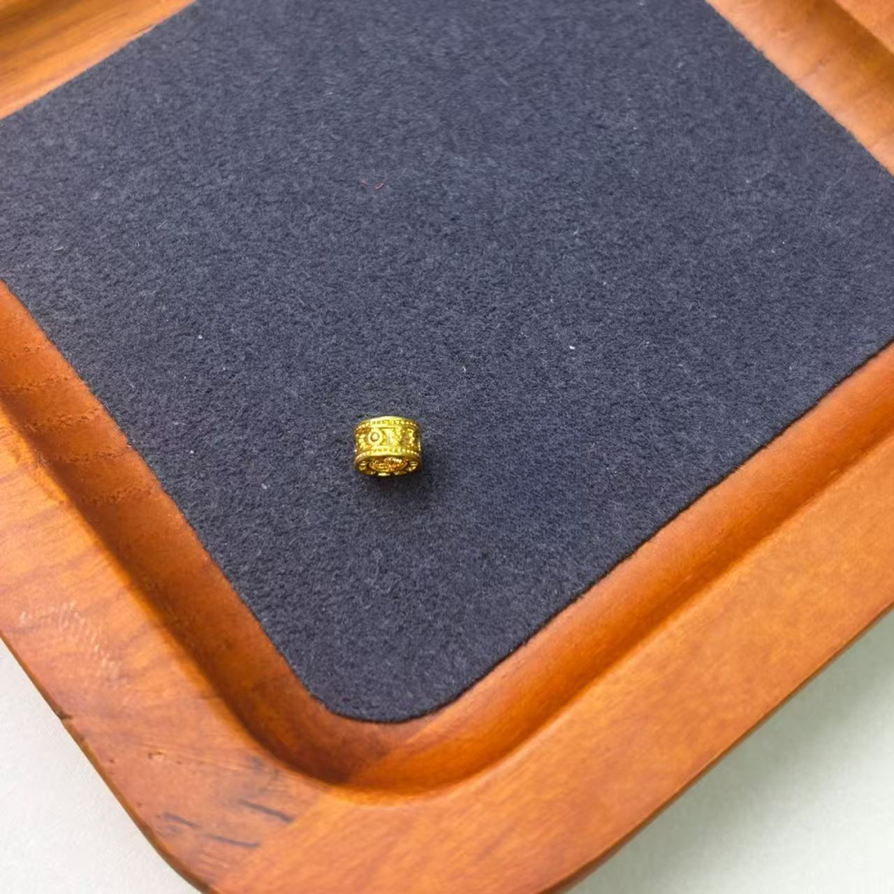 足金999六字箴言隔片配件WH1205