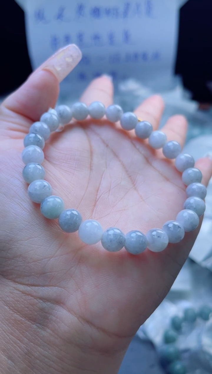 未镶嵌戒指翡翠珠串