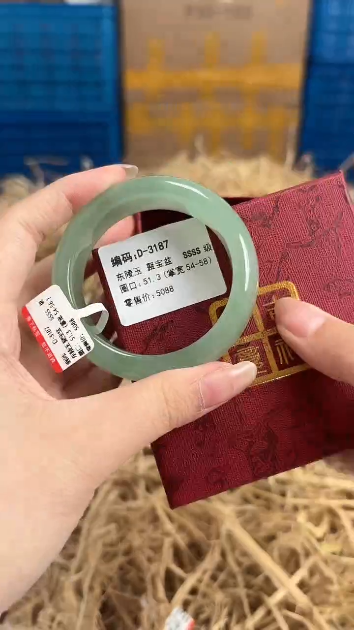 未镶嵌手镯石英质玉D-3187