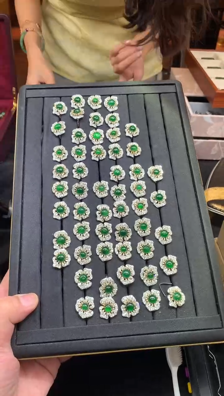 翡翠戒指银S925镶嵌7009909/1993/多样性发/一件