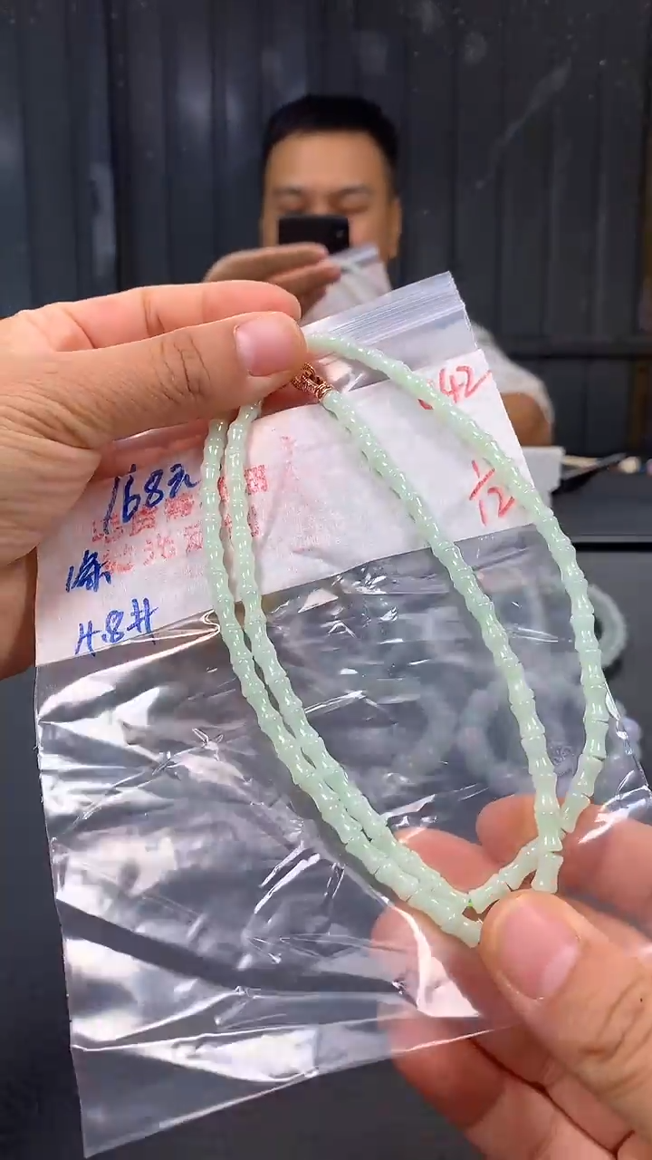 未镶嵌定制翡翠042毛货需精细抛光多样发一件珠串