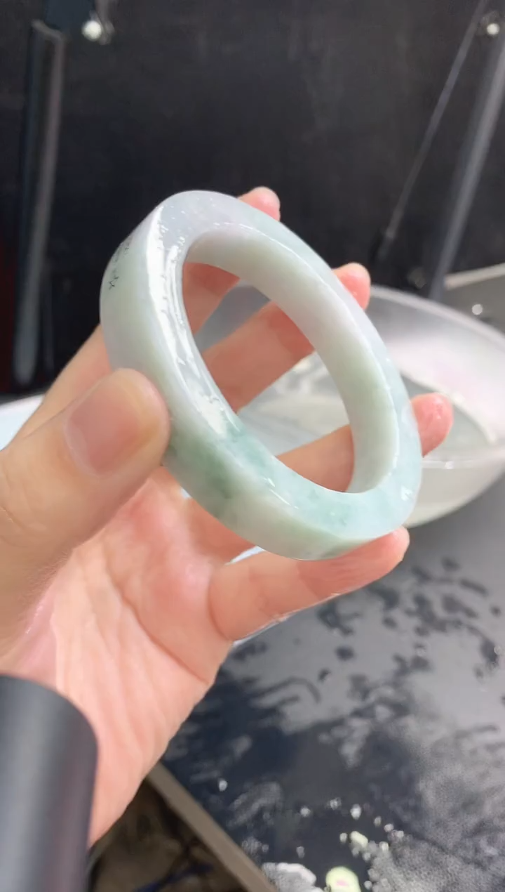 【闪购商品】定制翡翠手镯未镶嵌22 59-61正