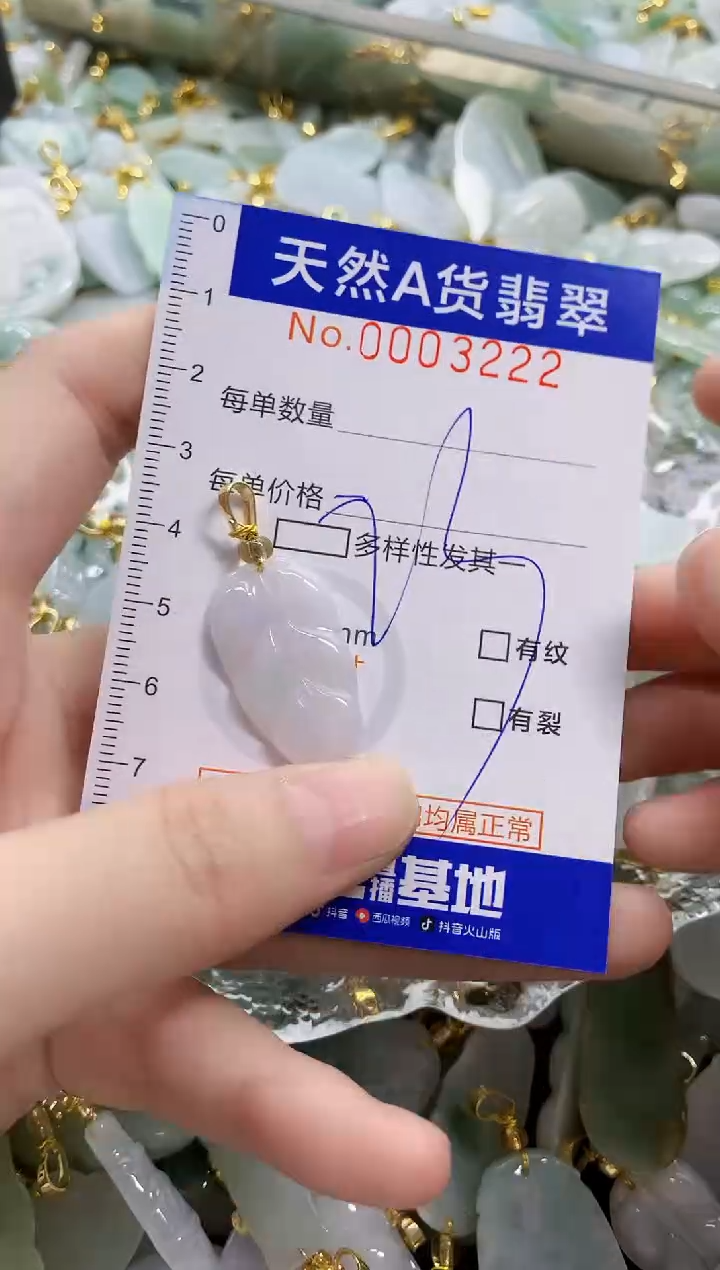 颈饰未镶嵌翡翠天然A货翡翠