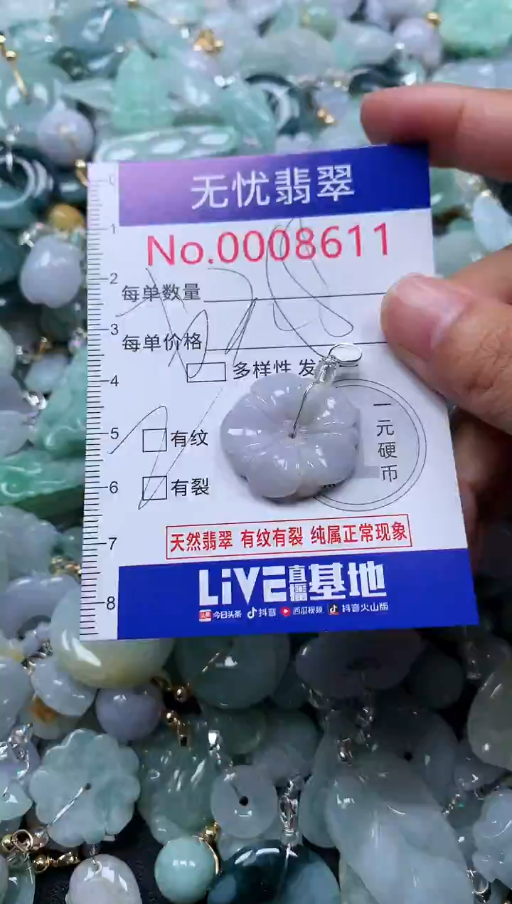 颈饰未镶嵌翡翠8611