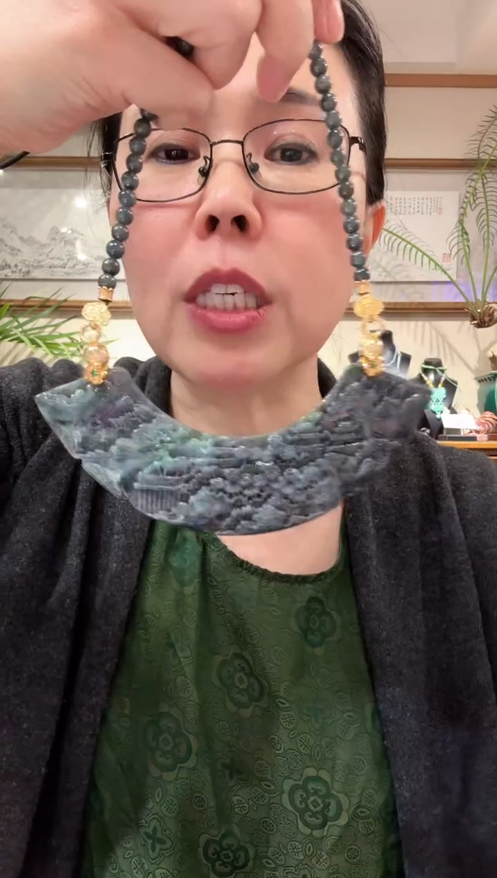 【闪购商品】翡翠颈饰未镶嵌国风